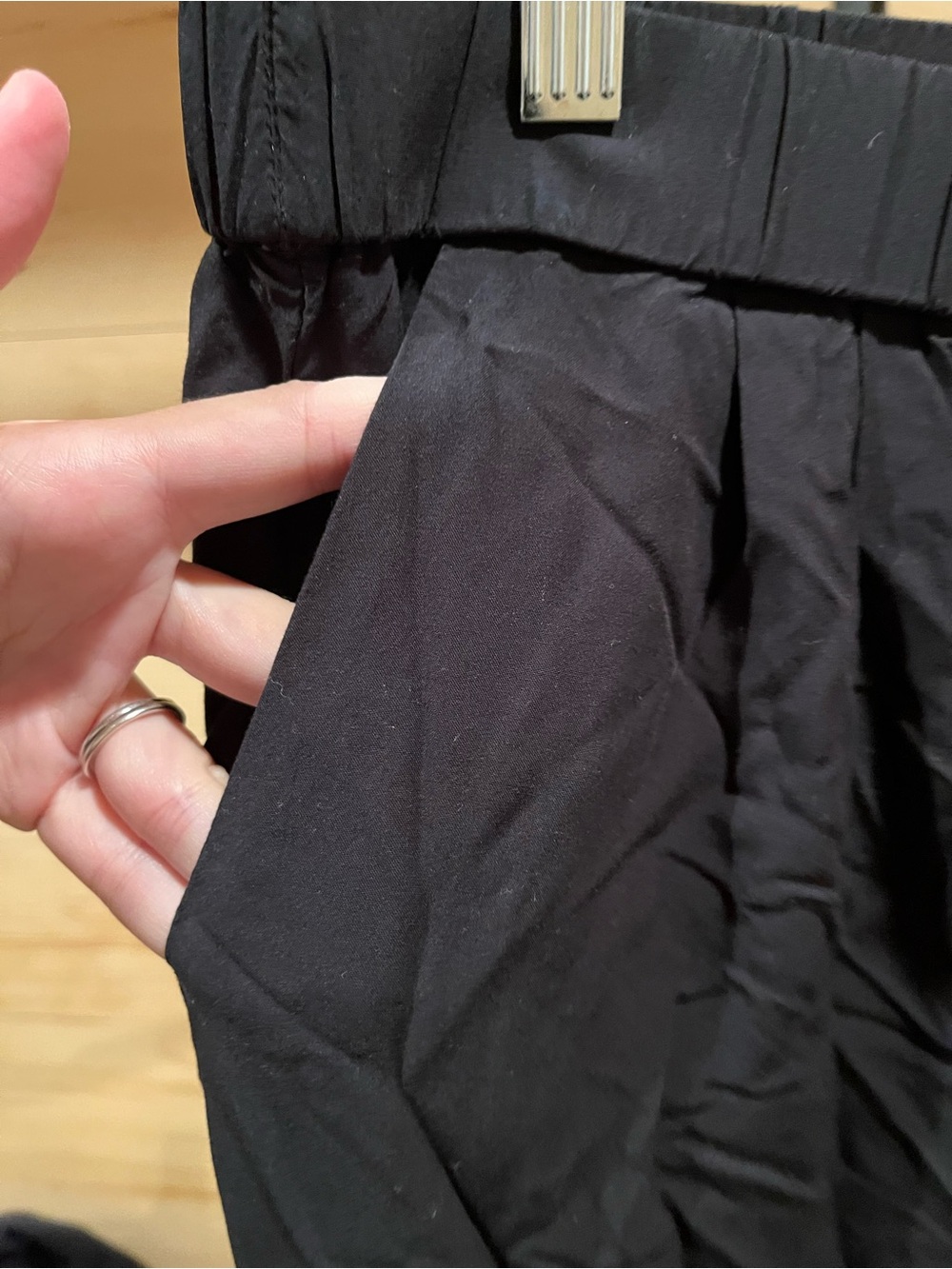 GAP Black Pants with Elastic Waistband